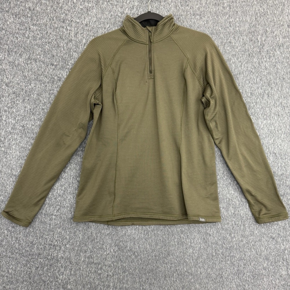 5.11‎ Tactical Women's Stratos 1/4 Zip Pullover Olive Green Large 62417